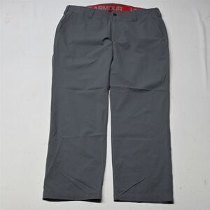 Under Armour 40x30 Gray Stretch Match Play Golf Mens Dress‎ Pants
